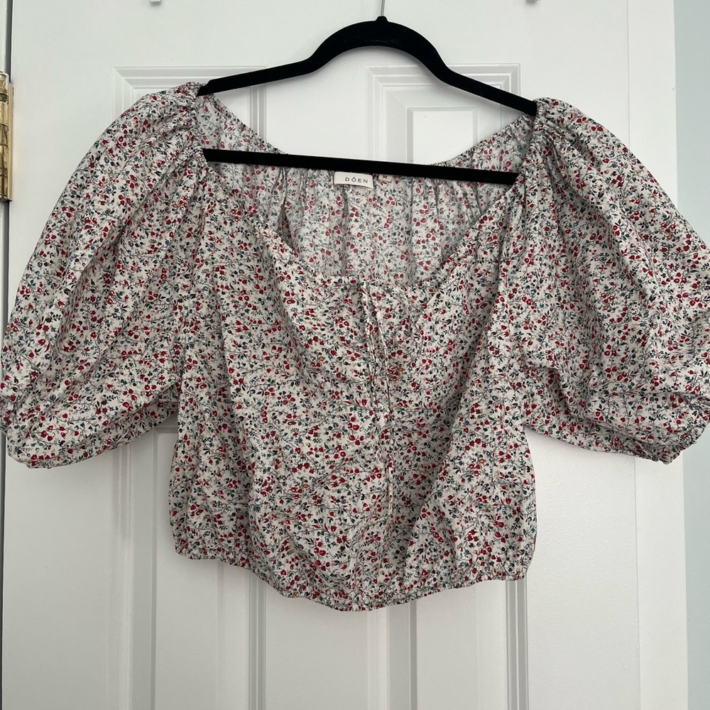 Doen Lotus Top in Briarwood Floral Size Medium